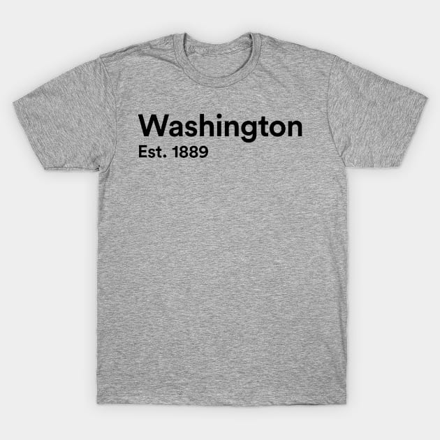 Washington - Est. 1889 T-Shirt by whereabouts